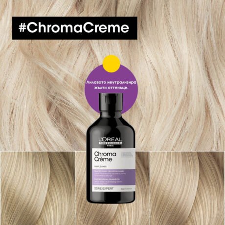 L'Oréal Chroma Crème Purple шампоан за руса коса - снимка 4