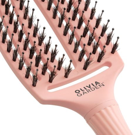 olivia garden finger brush combo fall четка за коса ID1770 светлорозово - снимка 4